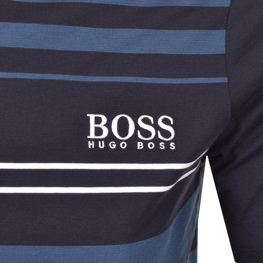 Alternative Image for ProductBOSS HUGO BOSS Stripe Crew Neck T Shirt Navy3
